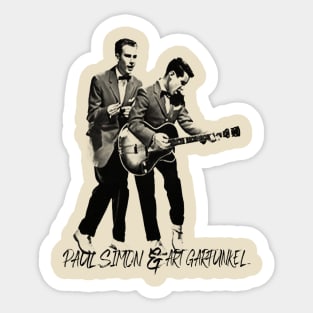 paul simon and art garfunkel Sticker